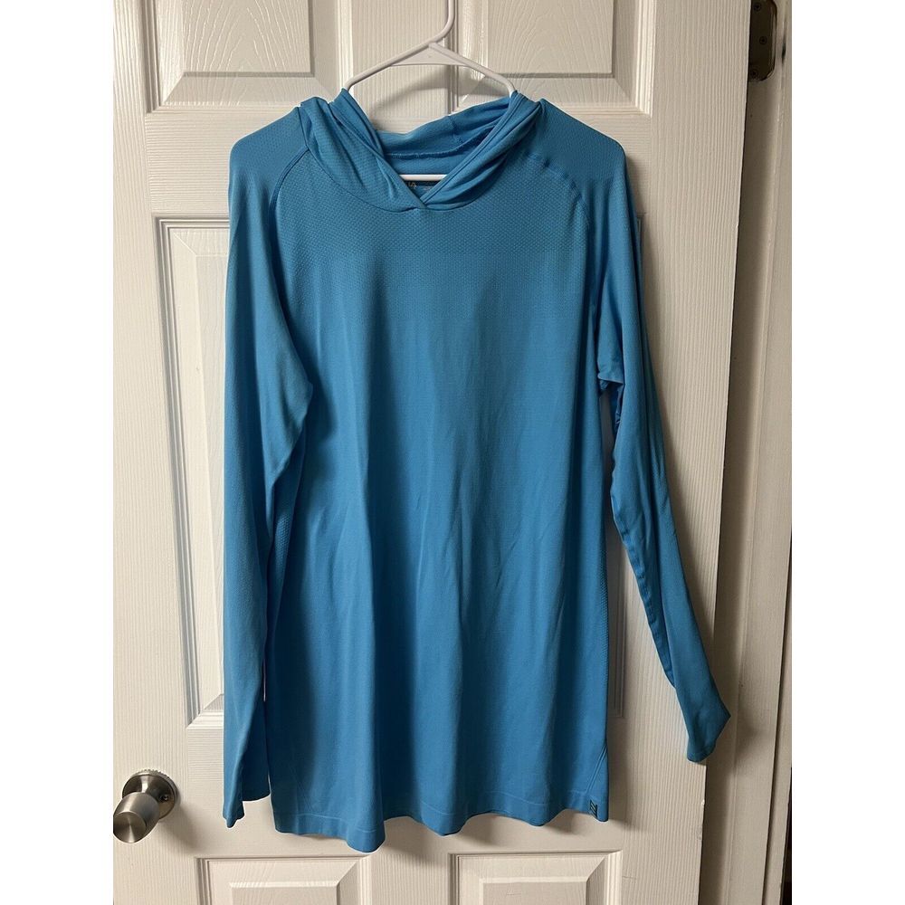 Zyia Active Women's Moisture Wicking Hoodie Size XL Turquoise